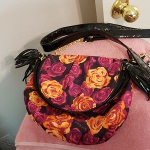 Betsey Johnson mini Crossbody with tassells